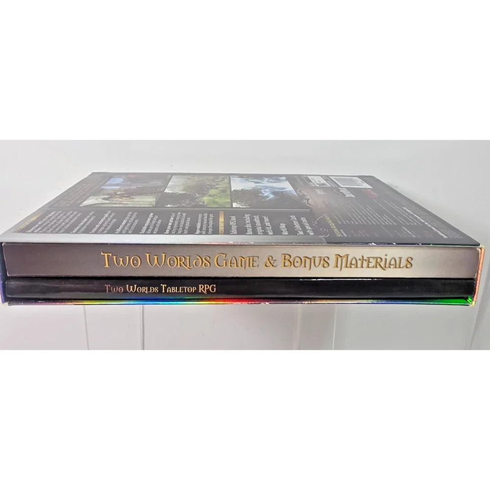 TWO WORLDS Game Collector's Edition with Book RPG (PC DVD) 2007 Complete 2 Disk